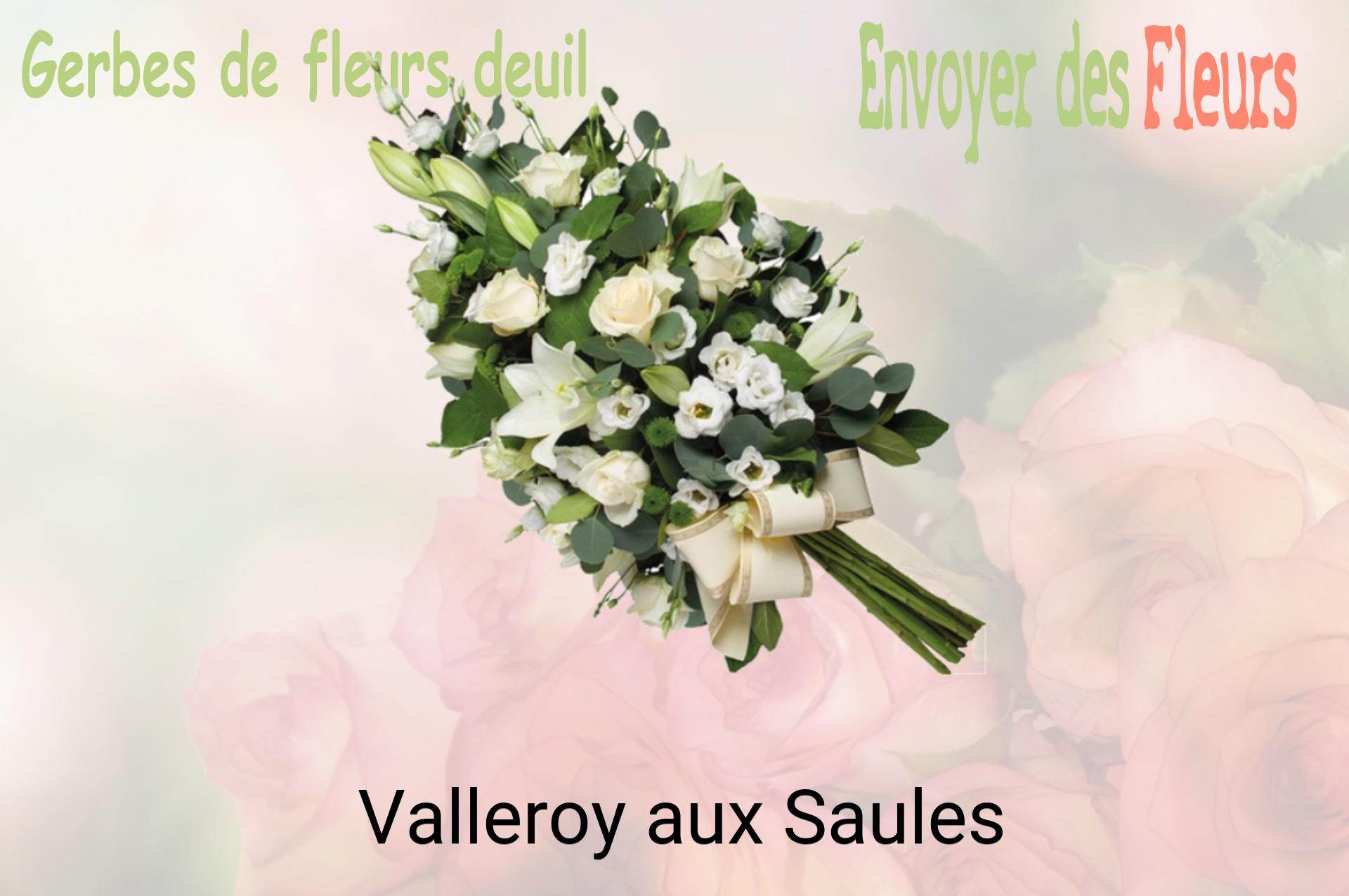 Gerbe de fleurs de deuil livrée à Valleroy-aux-Saules